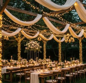 Garden Wedding Receptions for a Magical Fairy Tale Celebration