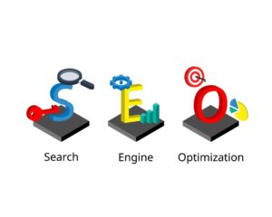 SEO optimization and Google ranking concept